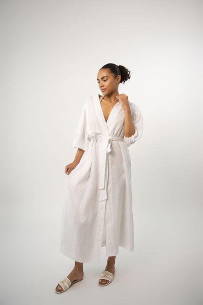 Leinen-Kimono