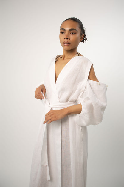 Leinen-Kimono