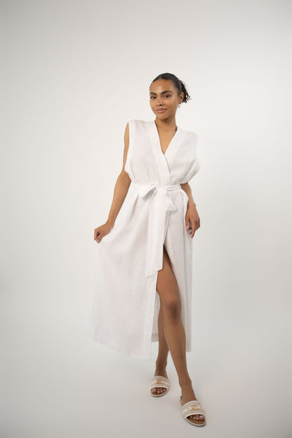 Leinen-Kimono